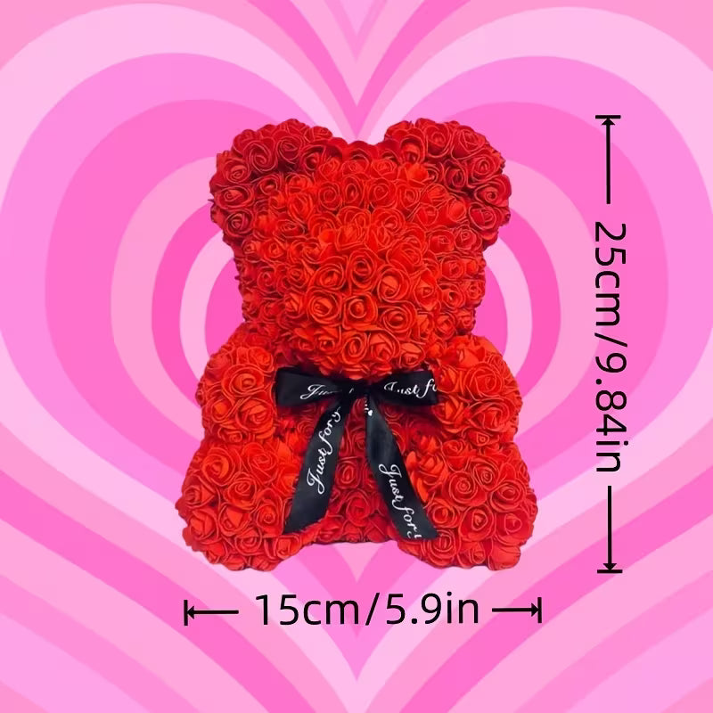 Ursuleț din Trandafiri – Cadou Special de Valentine’s Day